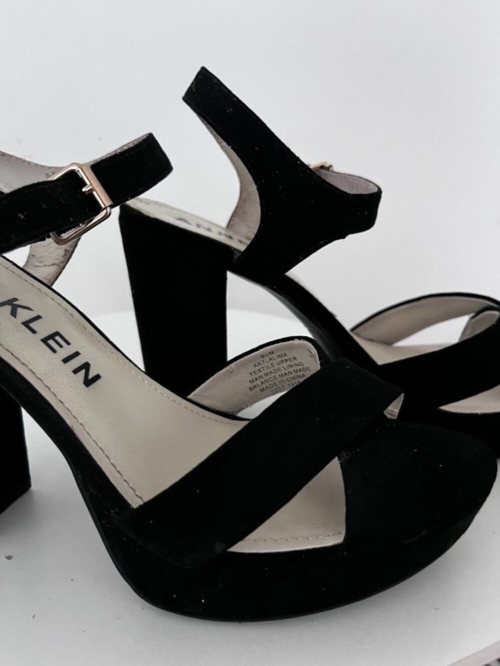 Anne Klein platform block heels sandals